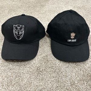 Marvel (Wakanda) Snapback & Marvel (Guardians of Galaxy Groot) Dad-Hat